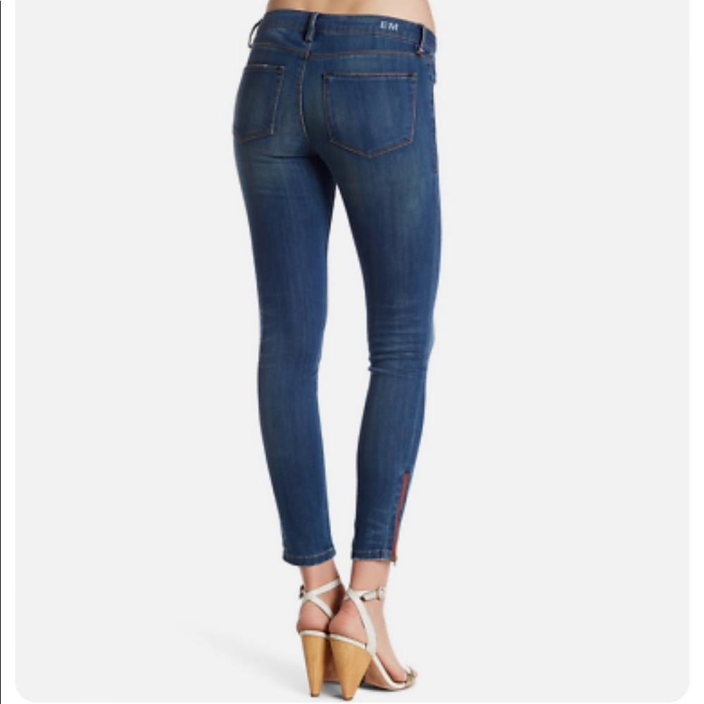 NWT Etienne Marcel Signature Skinny with Red Zipper Detail | Size: 24